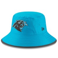 Men's Carolina Panthers New Era Blue 2018 Training Camp Primary Bucket Hat 3061025